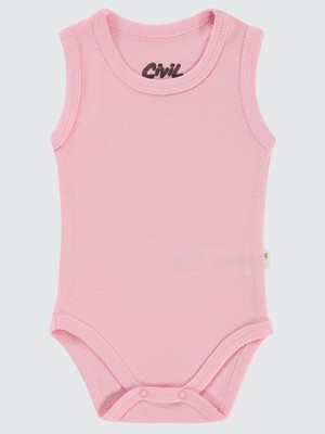 Civil Baby Bebek Çıtçıtlı Badi 0-1 Ay Pembe