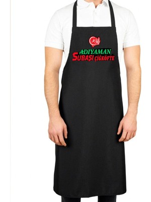 Siyah Askılı Önlük Baskılı