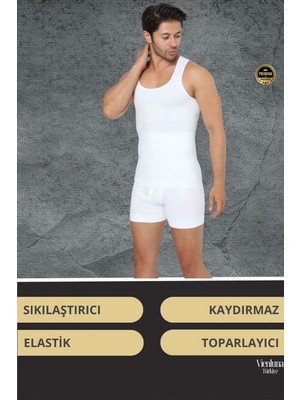 Vienluna Deluxe Seri Toparlayıcı Basen Bel Göbek Düzleştirici Erkek Duble Boxer Korse