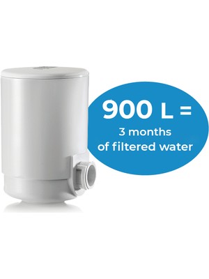 LAICA HydroSmart Akıllı Su Arıtmalı Aktif Karbon & Fiber Membran Filtreli Musluk Başlığı Yedek Filtresi - FR01A01