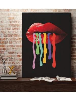 Bk Gift Fantastic Tasarımlı Kanvas Tablo-59 70X100CM Ev Dekorasyonu, Ev Hediyesi