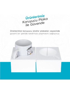 Mertens Baskılı Porselen Kupa Bardak Mug Kahve Hediye Yılbaşı