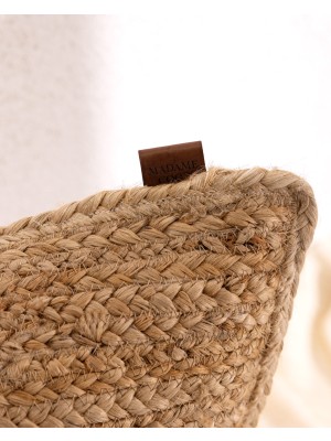 Madame Coco Louvre Kırlent Kılıfı - Naturel - 50x50 cm