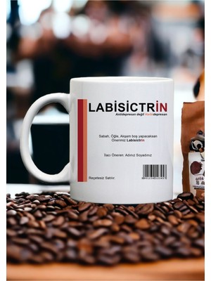 PembeCadde Hemşire, Doktor, Eczacı Labisictirin Ilaç Kupa Kahve Bardak Komik Hediyelik