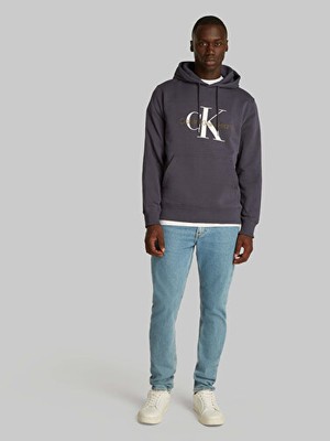 Calvin Klein Seasonal Monologo Regular Hoodıe