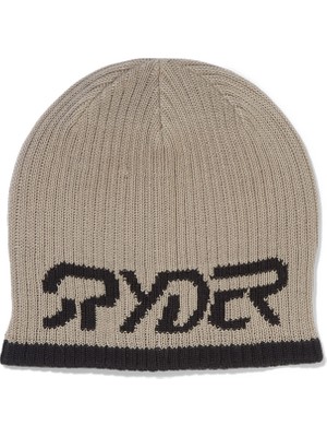 Spyder Logo Hat Erkek Bej Bere