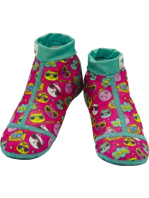 Aquawalks Bilekli Kaydırmaz Deniz ve Havuz Ayakkabısı | Eğlenceli Kediler