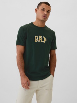 Gap Erkek Koyu Yeşil Gap Logo T-Shirt