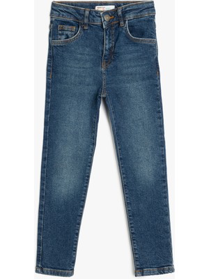 Koton Pamuklu Cep Detaylı Skinny Denim Pantolon - Skinny Jean