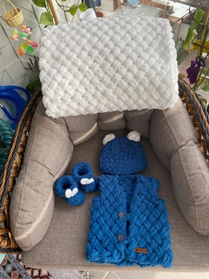 Alize Puffy Bebek Battaniyesi Takımı