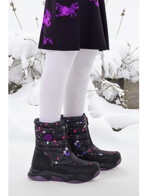 Kiko Kids Mars Fermuarlı Kız Çocuk Kar Botu