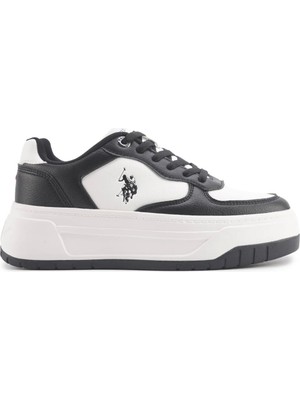 U.S. Polo Assn. ELFY 4PR Beyaz Siyah  Kadın Sneaker 101887225