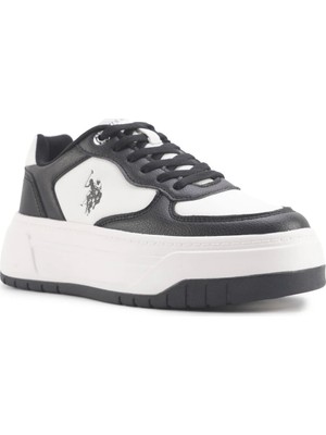 U.S. Polo Assn. ELFY 4PR Beyaz Siyah  Kadın Sneaker 101887225