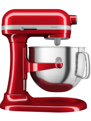 KitchenAid 5KSM70SHXECA Artisan 6,6 L Stand Mikser 650 W Candy Apple Renkli Paslanmaz Çelik Kapaklı