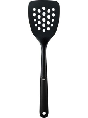 Oxo GG Oluklu Kare Spatula Siyah