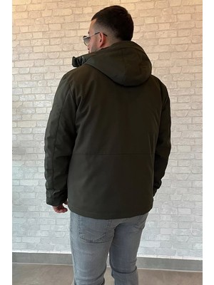 Mishar İtalia Erkek Astarlı Fermuarlı Kapüşonlu Mont