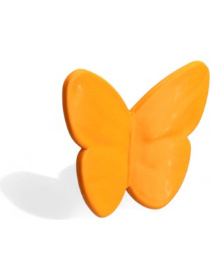 Nzb Plastik Kulp Turuncu Mobilya Çoçuk Odası Kız Erkek Dolap Kapak Kulpu Dekoratif Çekmece Kulbu 1 Adet