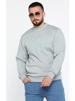 Mishar İtalia Erkek Ön Baskılı Şardonlu Üç Iplik Sweatshirt