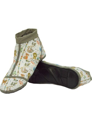 Kaf Kumaş Aquawalks Bilekli Kaydırmaz Deniz ve Havuz Ayakkabısı | Orman Hayvanları