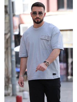 Mishar İtalia Tek Cepli Likralı Erkek Tişört