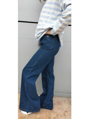 Love Me Denim Palazzo Pantolon