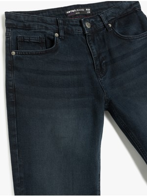 Pamuklu Normal Bel Straight Fit Jean Pantolon - Mark Jean