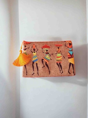 Pirene Arts Afrıcan 2 Clutch, Portföy, El Çantası