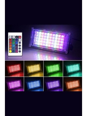 ForWhat Dekor Işık Için Kumandalı Rgb Çok Renkli Dış Cephe LED Panel Işık Aydınlatma