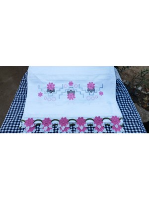 Güpürlü, Nakışlı El Havlusu 50X90 %100PAMUK