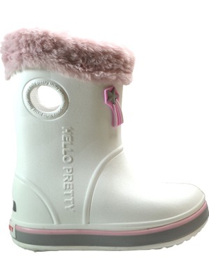 Onlo Ayakkabı HE.037 Su Geçirmez Plastik Çocuk Yağmur Çizme