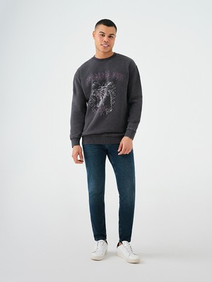 Loose Fit Erkek Sweatshirt