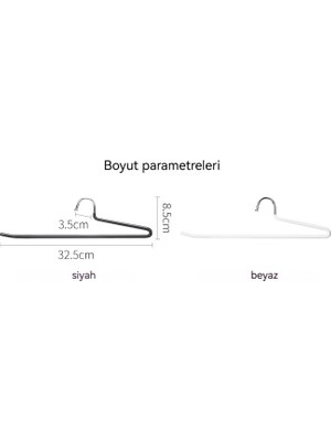 WWL Kaz Tipi Kaymaz Dikişsiz Pantolon Askısı Pantolon Askısı-5 Adet Paket (Yurt Dışından)