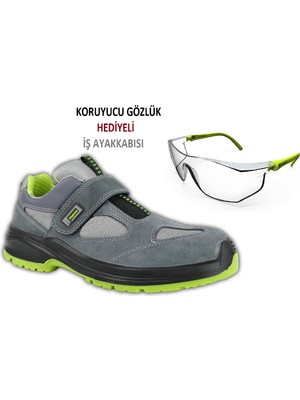 Çelik Buruniş Ayakkabısı ( Çift Taban) Bx-01 (S1)  Baymax S-400 Gözlük Hediyeli