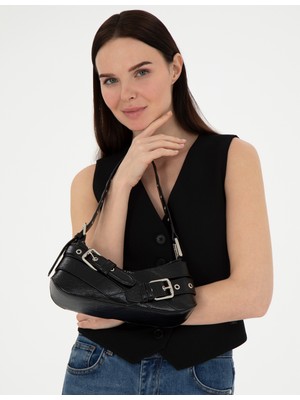Pierre Cardin Kadın Siyah Kol Çantası 50307554-VR046