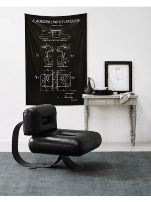 The Lucid Lab Gullwing Chalkboard Duvar Örtüsü - 100  cm   x  135  cm