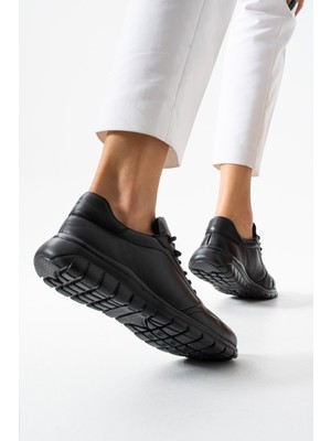 GOLDER Deri Kadın Günlük Spor Ayakkabı