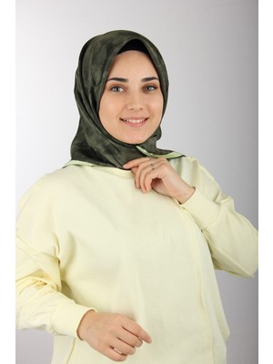 Aker Koyu Somon Ipek Tivil Eşarp 7208713-991