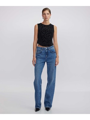 Wide Leg Fit Jean Pantolon IW6240018010629