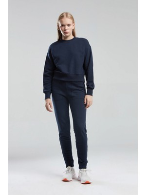 Benmanaj Kadın Lacivert Sweatshirt