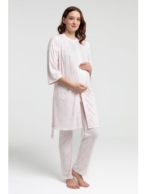 Arnetta Kadın Beyaz Lohusa Takım