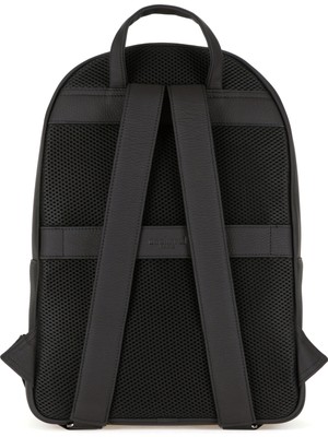 Cacharel Erkek Siyah Deri Sırt Çantası 50295623-VR046