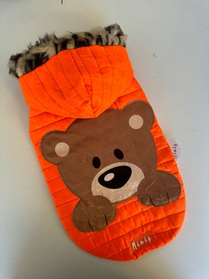 Miniş Pet Butik Ayıcık Desenli Kedi Köpek Şişme Yelek Mont
