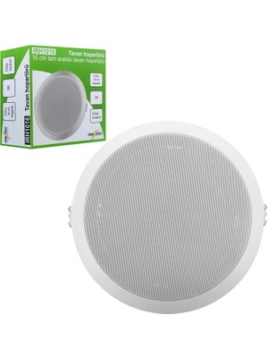 Ironstar IRH-1016 Alçıpan Tavan Hoparlör 16CM 3 Watt Trafolu Beyaz