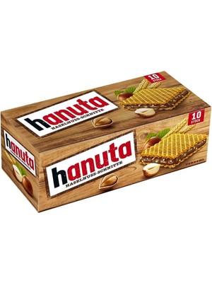 Hanuta Gofret 220 gr Fındık Aromalı Lezzetli Atıştırmalık Ferrero Menşeli