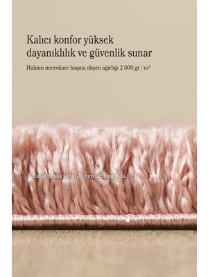 Red Halı Shaggy Halı Yumuşak Shaggy, Kabarık, Düz, Pembe Salon Halısı