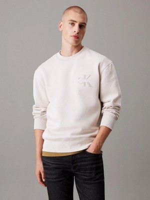 Calvin Klein Brıstle Monologo Crew Neck