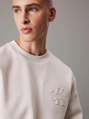 Calvin Klein Brıstle Monologo Crew Neck