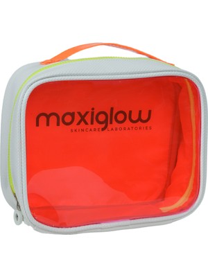 MaxiGlow Cilt Bakım, Makyaj, Kozmetik Çantası, Büyük Boy Seyahat Banyo Taşınabilir Şeffaf Kozmetik Çantası