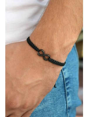 Sacce Scarves & Accessories Sonsuzluk İşaretli Erkek Bileklik