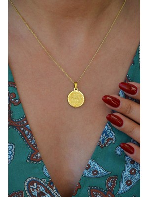 Sacce Scarves & Accessories Nazar Dualı Kolye Nazar Madalyon Kolye